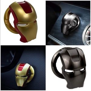 *SOLD* Red&Gold Push to Start Button Cover
